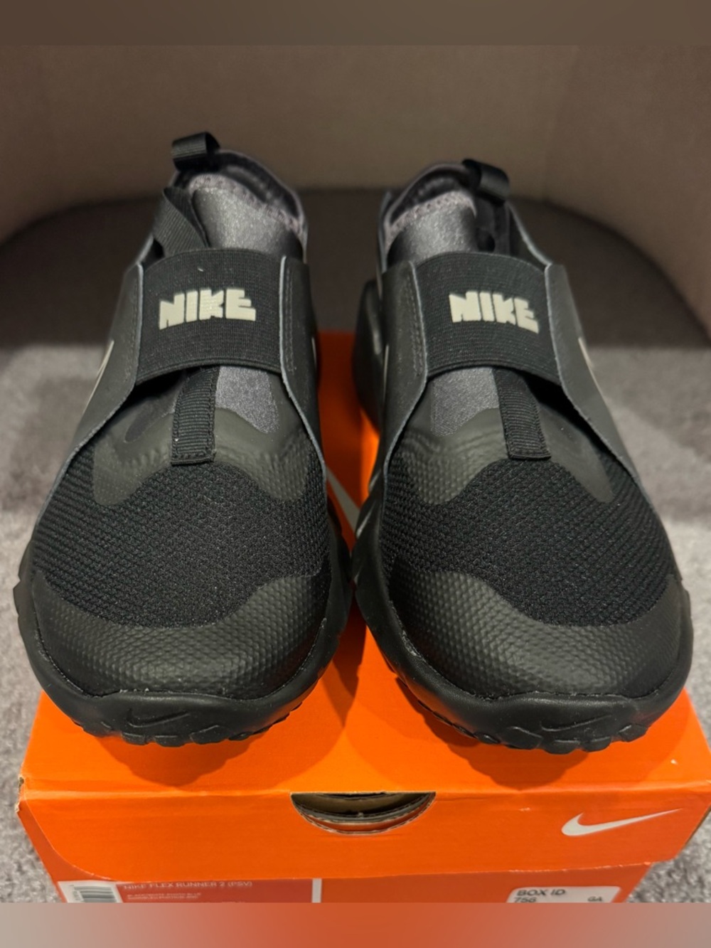 NIB Nike Black Slip-On Athletic Sneakers